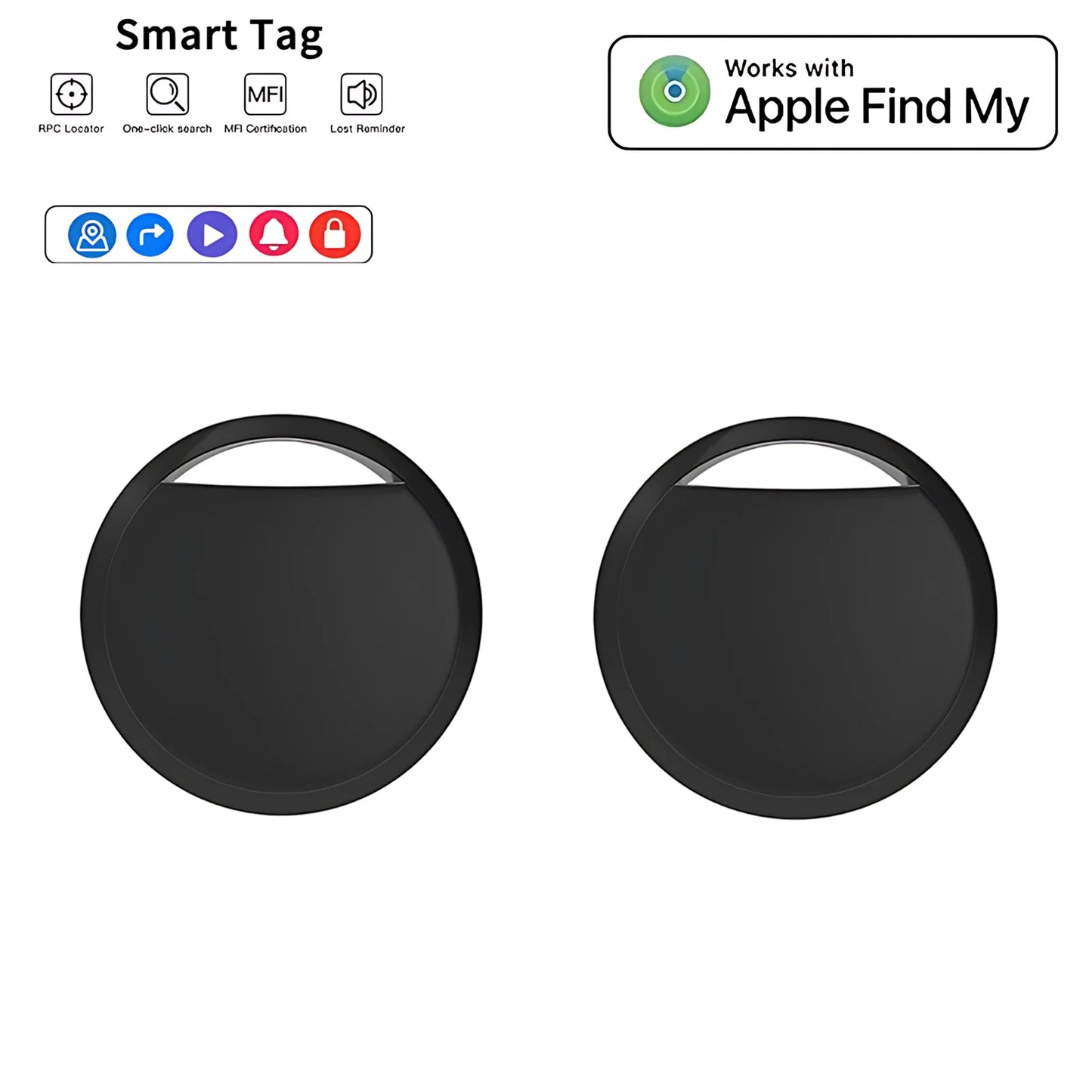 Smart Bluetooth GPS Tracker – Works with Find My App