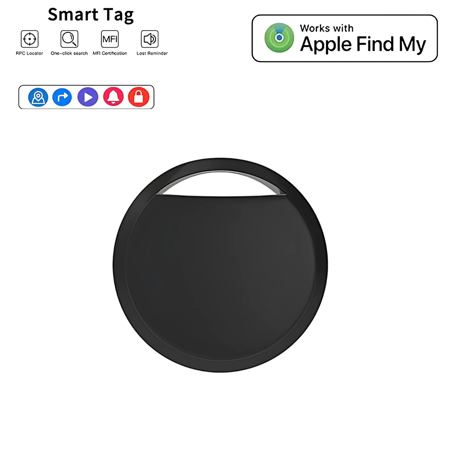 Smart Bluetooth GPS Tracker – Works with Find My App