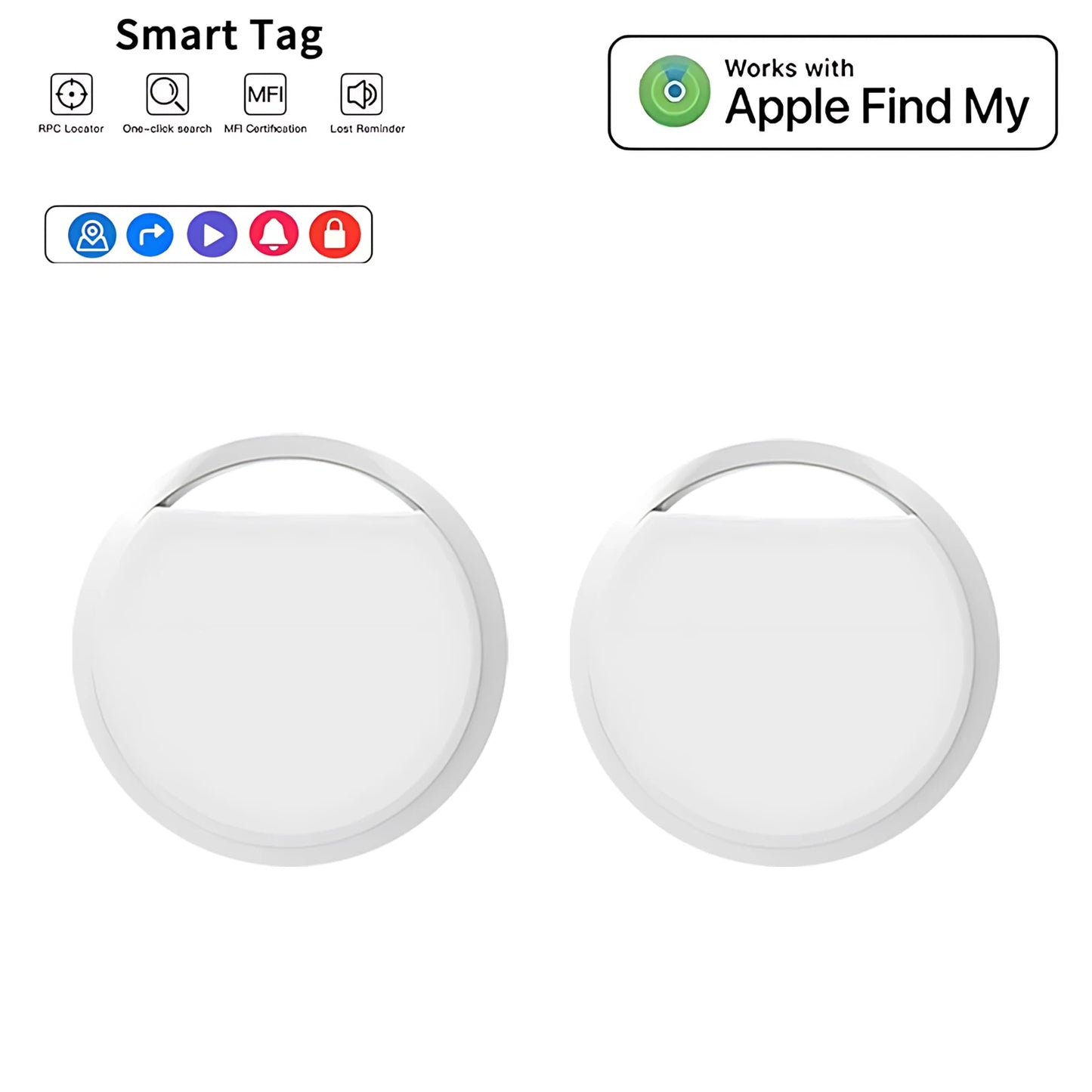 Smart Bluetooth GPS Tracker – Works with Find My App