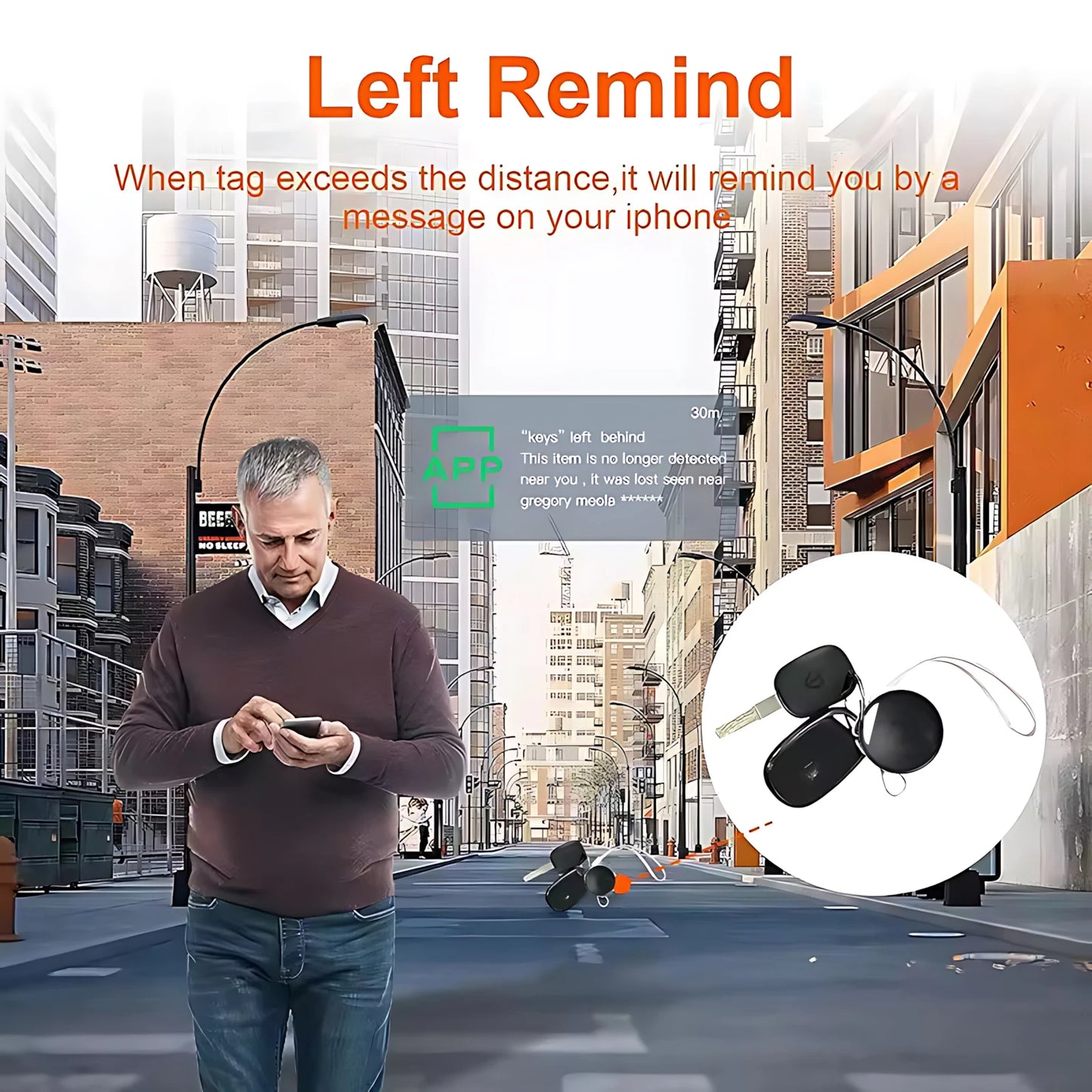 Smart Bluetooth GPS Tracker – Works with Find My App